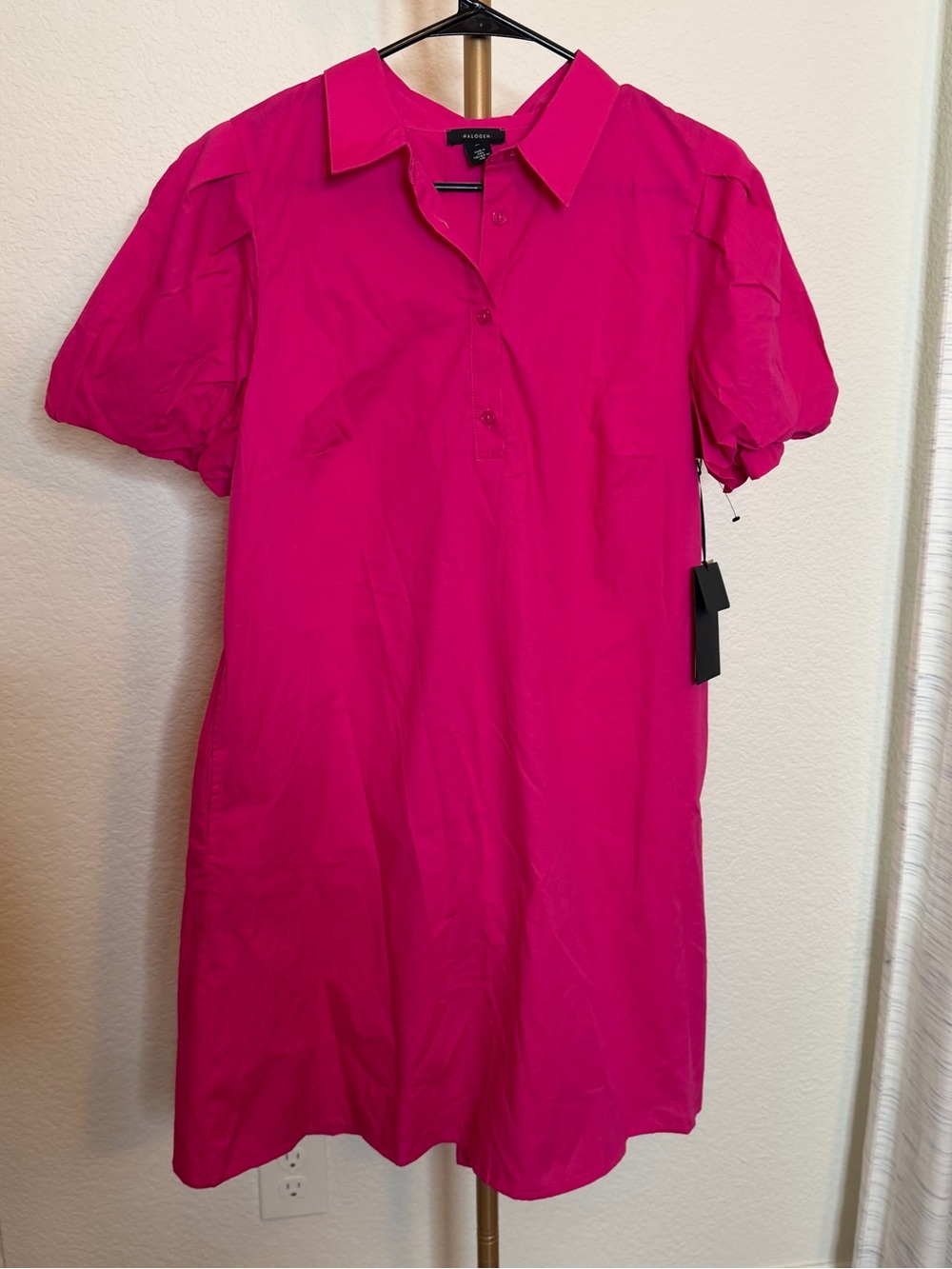 Halogen Hot Pink Mini Dress